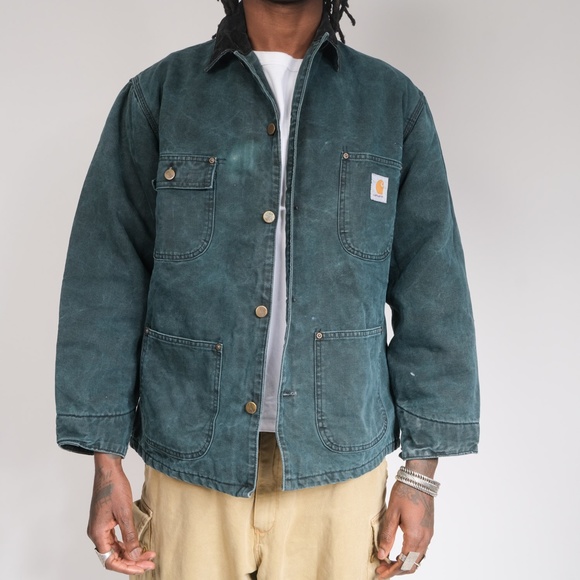 Carhartt Other - Carhartt | 90's Pigeon Blue Chore Jacket